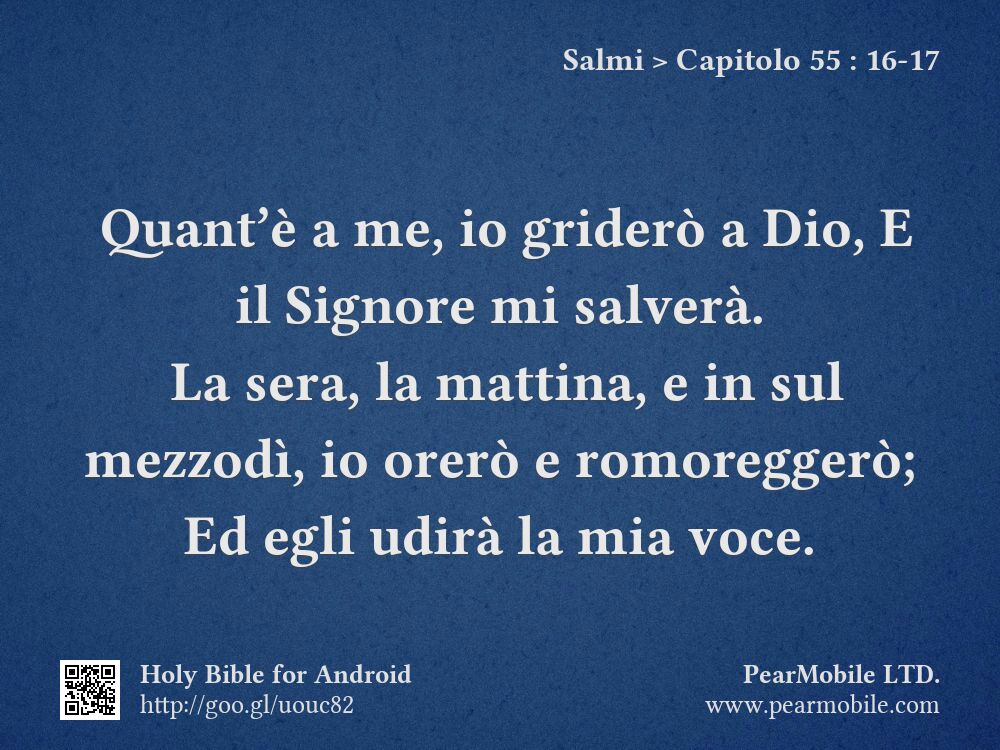 Salmi, Capitolo 55:16-17